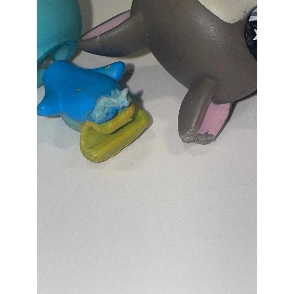Littlest‎ Pet Shop LPS Lot Blue Bird French Bulldog Ladybug Toys Hasbro